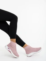 Iselia rózsaszin női sportcipő textil anyagból