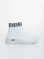 Irenia fehér női sportcipő textil anyagból