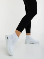 Siara fehér női sportcipő textil anyagból