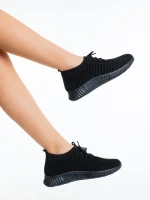 Alenia fekete női sportcipő textil anyagból