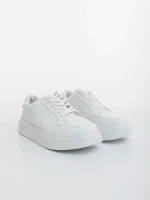 Asante fehér férfi sportcipő ökológiai bőrből