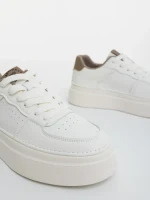 Lexter bézs férfi sportcipő ökológiai bőrből