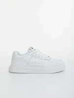 Cedrik fehér férfi sportcipő ökológiai bőrből