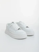 Cedrik fehér férfi sportcipő ökológiai bőrből