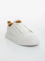 Marston bézs férfi sportcipő ökológiai bőrből