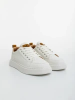 Marston bézs férfi sportcipő ökológiai bőrből