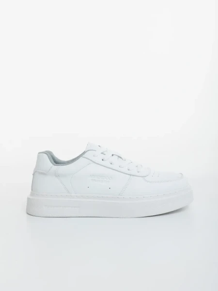 Casper fehér férfi sportcipő ökológiai bőrből