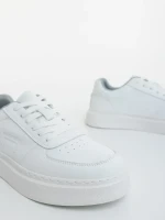 Casper fehér férfi sportcipő ökológiai bőrből