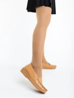 Belora tevebarna női félcipő ökológiai bőrből