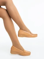 Belora tevebarna női félcipő ökológiai bőrből