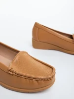 Belora tevebarna női félcipő ökológiai bőrből