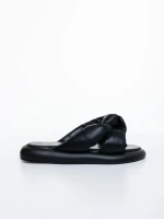 Sarada fekete női papucs ökológiai bőrből