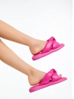 Sarada rózsaszin női papucs ökológiai bőrből