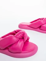 Sarada rózsaszin női papucs ökológiai bőrből