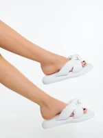 Sarada fehér női papucs ökológiai bőrből