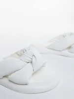 Sarada fehér női papucs ökológiai bőrből