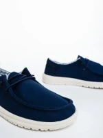 Mirada kék női alkalmi cipő textil anyagból