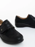 Cozeta fekete női alkalmi cipő ökológiai bőrből