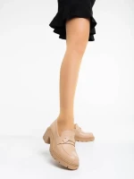 Stansie bézs női félcipő ökológiai bőrből