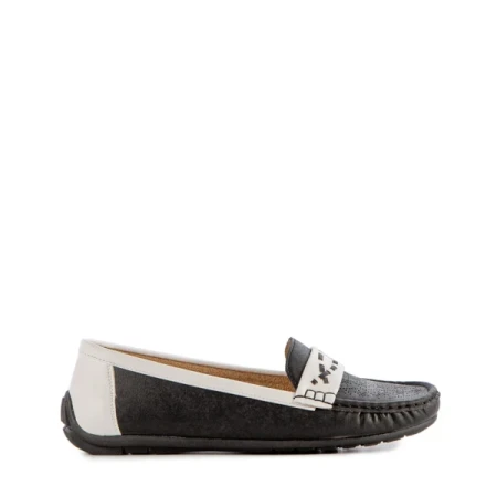 Carly fekete női mokaszin