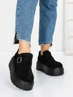 Ghete Dama cu Platforma 58WL18 BLACK | MEI