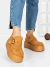 Ghete Dama cu Platforma 58WL18 YELLOW | MEI