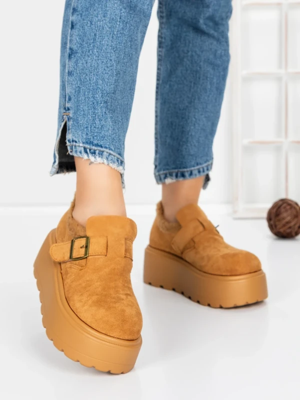 Ghete Dama cu Platforma 58WL18 YELLOW | MEI