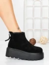 Ghete Dama cu Platforma 58WL19 BLACK | MEI