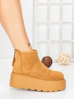 Ghete Dama cu Platforma 58WL19 YELLOW | MEI