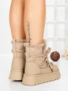 Ghete Dama cu Platforma 5GB9 KHAKI | MEI