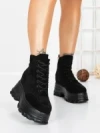 Ghete Dama cu Platforma 58WL30 BLACK | MEI