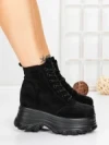 Ghete Dama cu Platforma 58WL30 BLACK | MEI