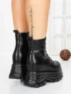 Ghete Dama cu Platforma 58WL31 BLACK | MEI