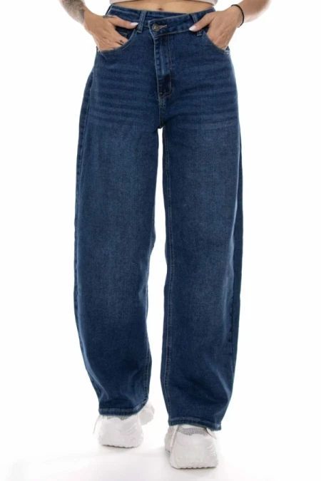 Blugi Dama KW555-3 ALBASTRU INCHIS | MINA