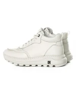 Ghete Barbati din piele naturala 6908 WHITE | ADVANCER