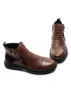 Ghete Barbati din piele naturala HJNH-04 BROWN | ADVANCER