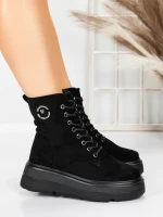 Ghete Dama cu Platforma 5AH59 BLACK | MEI