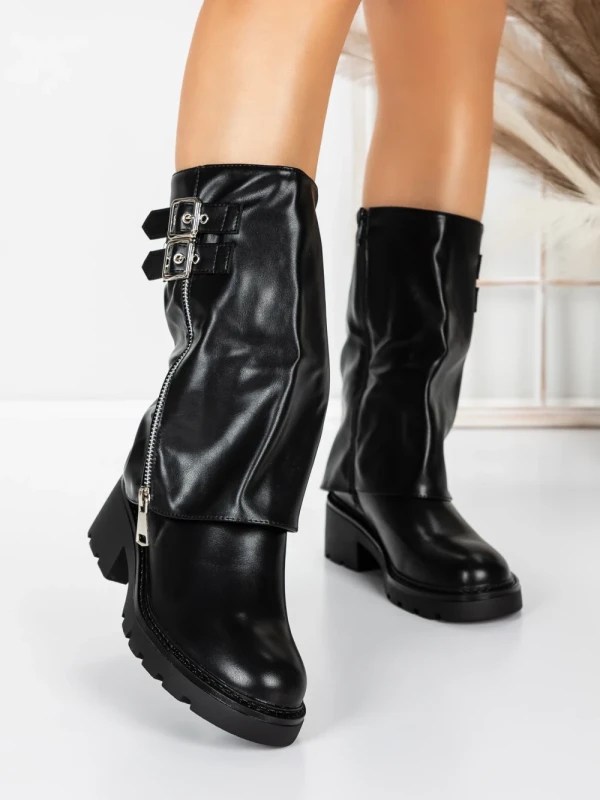 Ghete Dama Imblanite 5GS3 BLACK | MEI