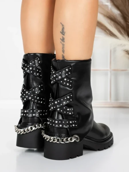 Ghete Dama Imblanite 5GS2 BLACK | MEI