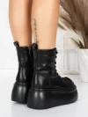 Ghete Dama cu Platforma 56WL11 BLACK | MEI