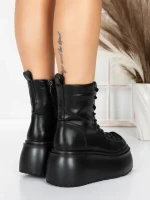 Ghete Dama cu Platforma 56WL11 BLACK | MEI