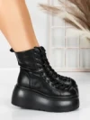 Ghete Dama cu Platforma 56WL11 BLACK | MEI