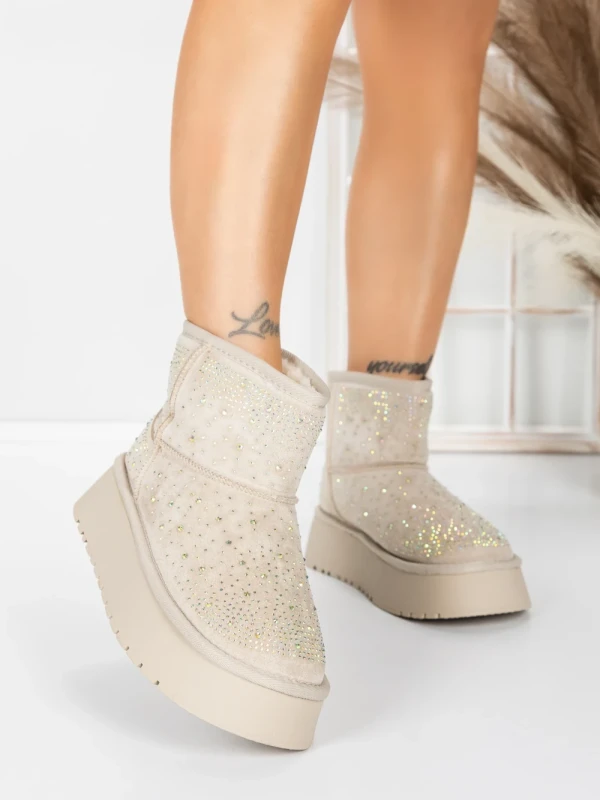 Ghete UG Dama 5WL106 BEIGE | MEI