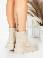 Ghete UG Dama 5WL106 BEIGE | MEI