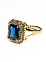 Inel INL14 AURIU-ALBASTRU | MEI