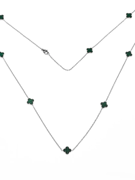 Nyaklánc YP-39 Ezüst-Zöld | Mei » MeiMall.hu