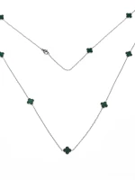 Nyaklánc YP-39 Ezüst-Zöld | Mei » MeiMall.hu