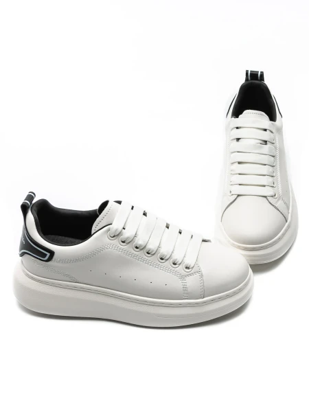 Természetes bőrből készült férfi sportcipő 3221 Fehér-... » MeiMall.hu