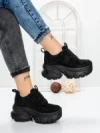 Pantofi Sport Dama cu Platforma 1A05 BLACK | MEI