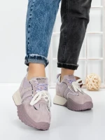 Pantofi Sport Dama cu Platforma 3A1-1 PURPLE | MEI
